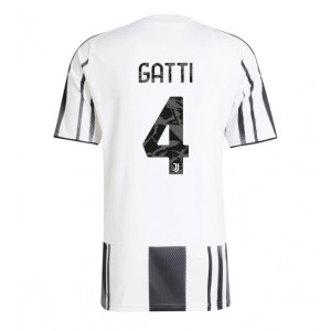 Fotbalové Dres Juventus Federico Gatti #4 Domácí Oblečení 2025-26 Krátký Rukáv